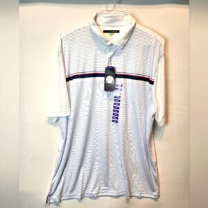Greg Norman New White Golf Shirt Performance Moisture Wicking Size XXL